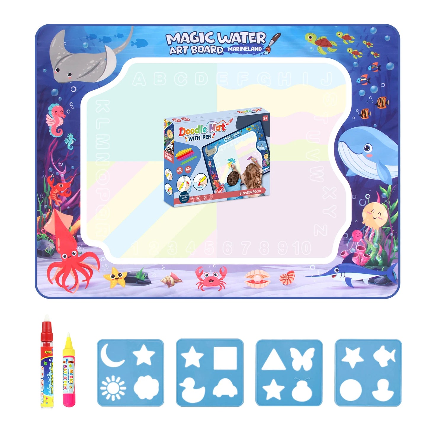 Reusable Magic Water Drawing Mat for Kids