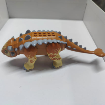 Ankylosaurus Dinosaur Building Block Model for Kids