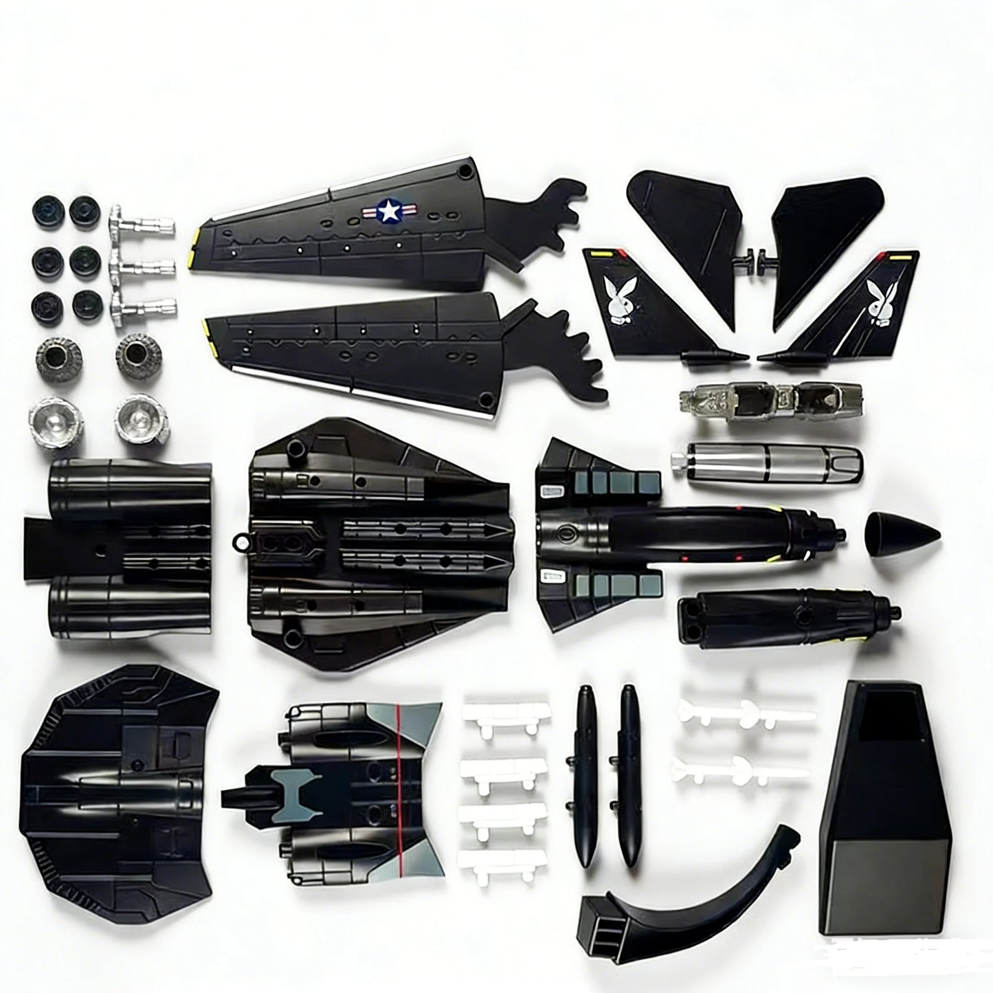 Military Fighter Jet Building Block Model Set