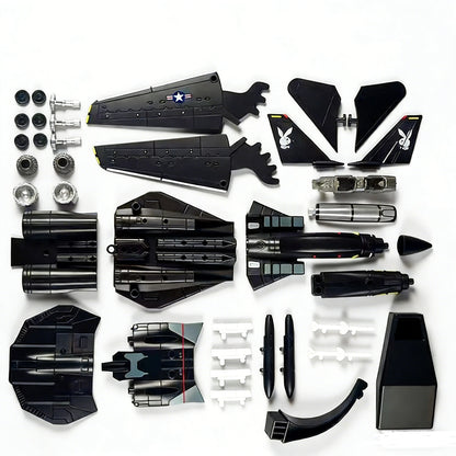 Military Fighter Jet Building Block Model Set
