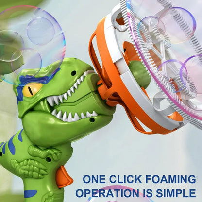 Dinosaur Automatic Bubble Gun for Kids