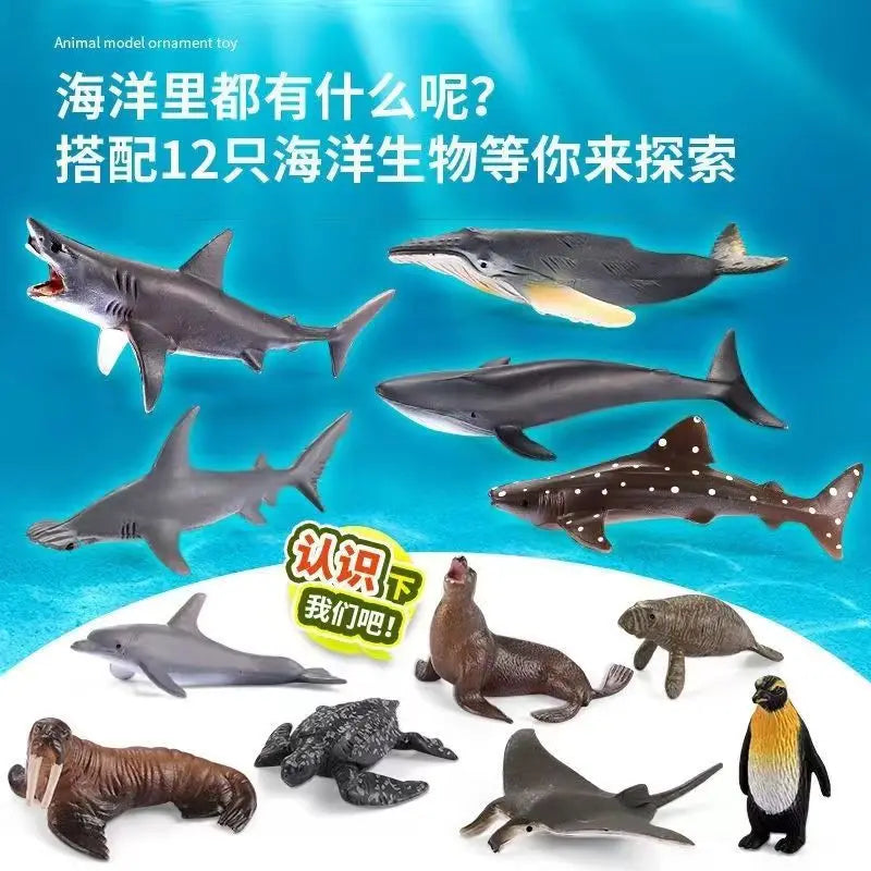 12 Piece Animal Figure Set