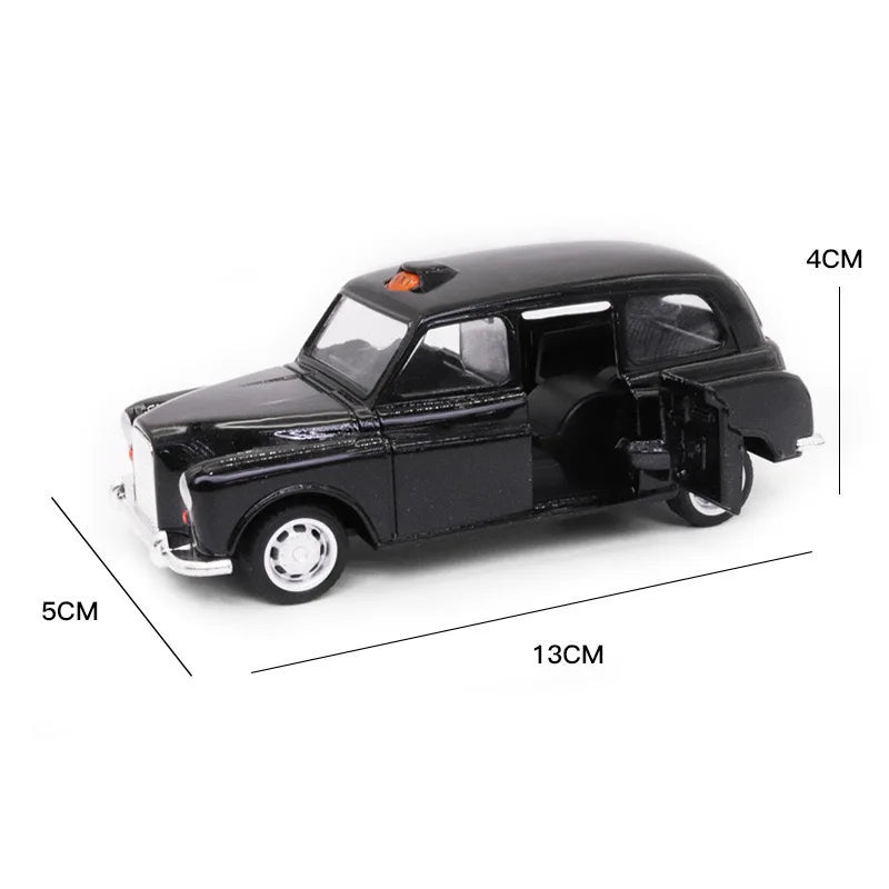 Vintage London Taxi Pull Back Toy Car