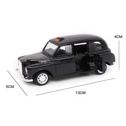 Vintage London Taxi Pull Back Toy Car