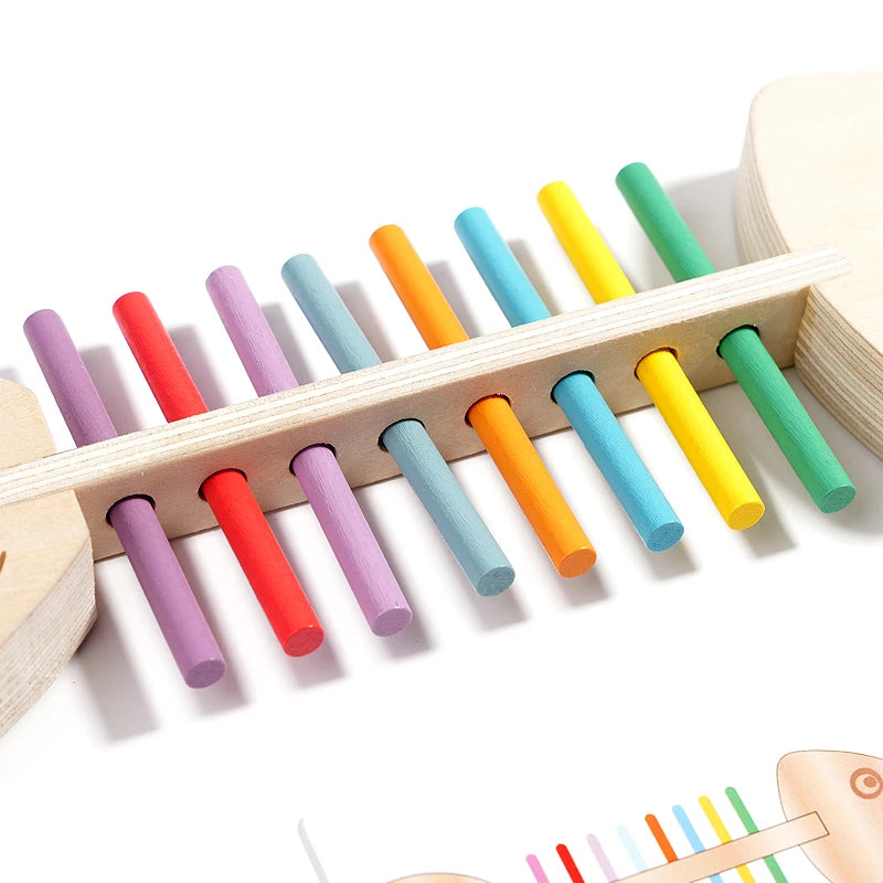 Wooden Fish Color Matching Balance Game for Kids