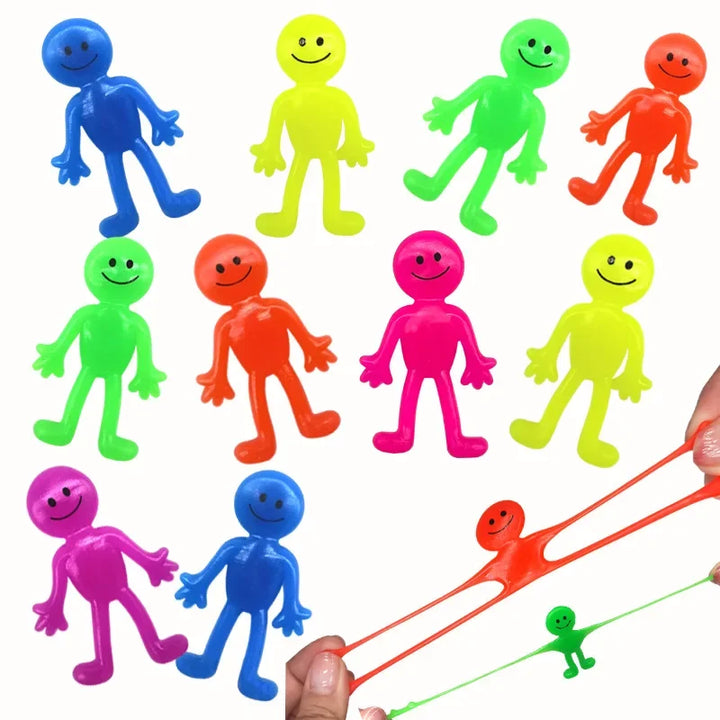 Stretchy Smiling Character Fidget Toy Set