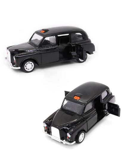Vintage London Taxi Pull Back Toy Car