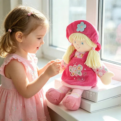Soft Corduroy Cartoon Doll for Kids