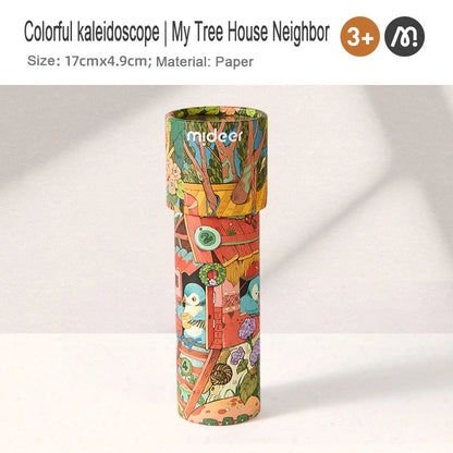 Colorful Rotating Kaleidoscope Toy for Kids
