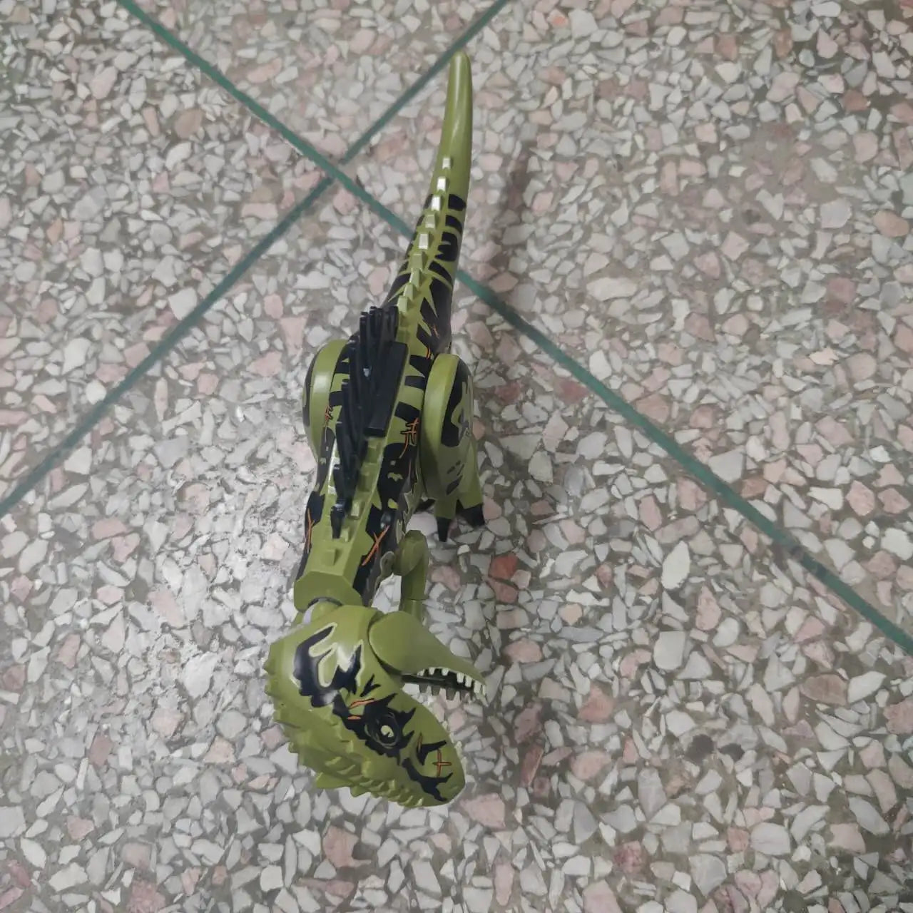 Predatory Dinosaur Building Block Model