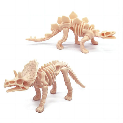 12 Piece Dinosaur Skeleton Figure Set