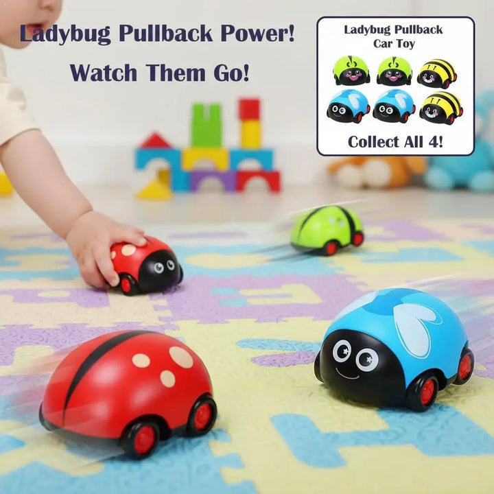 Insect Pull Back Car Toy for Kids