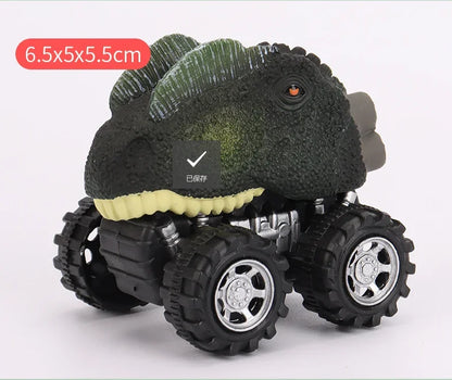 Dinosaur Pull Back Car Toy Set for Kids