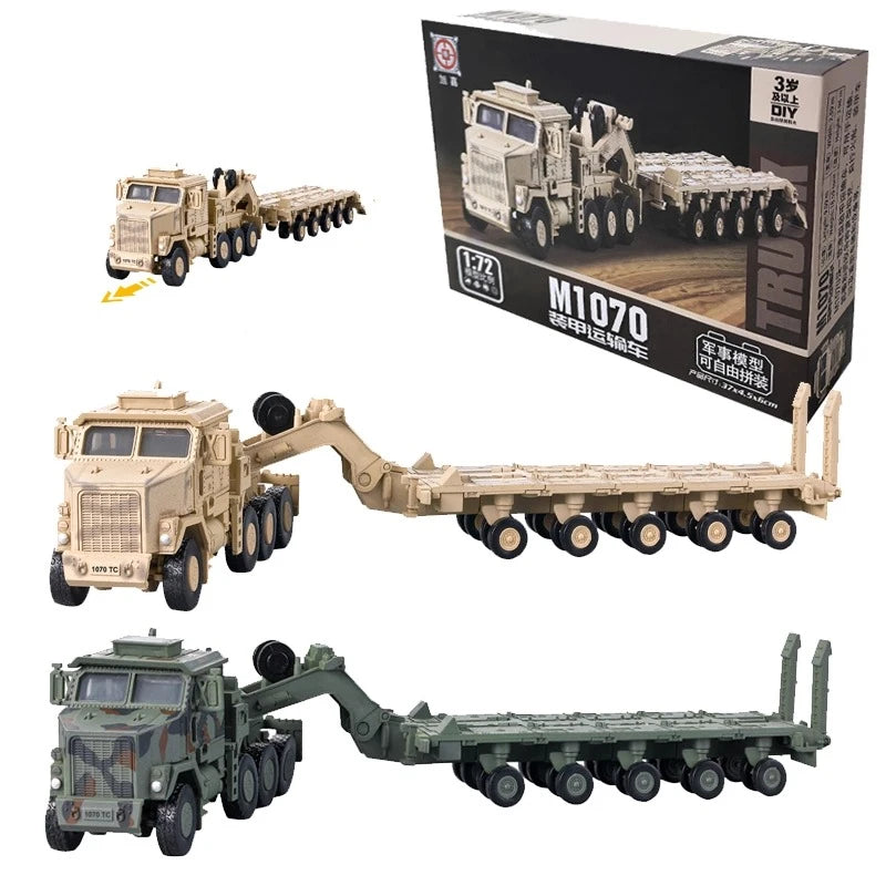 Military Transport Truck Building Block Set