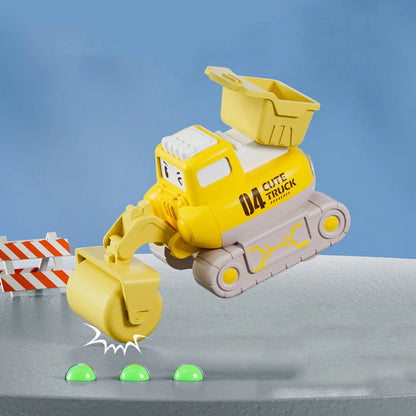 Cartoon Construction Vehicle Toy for Kids