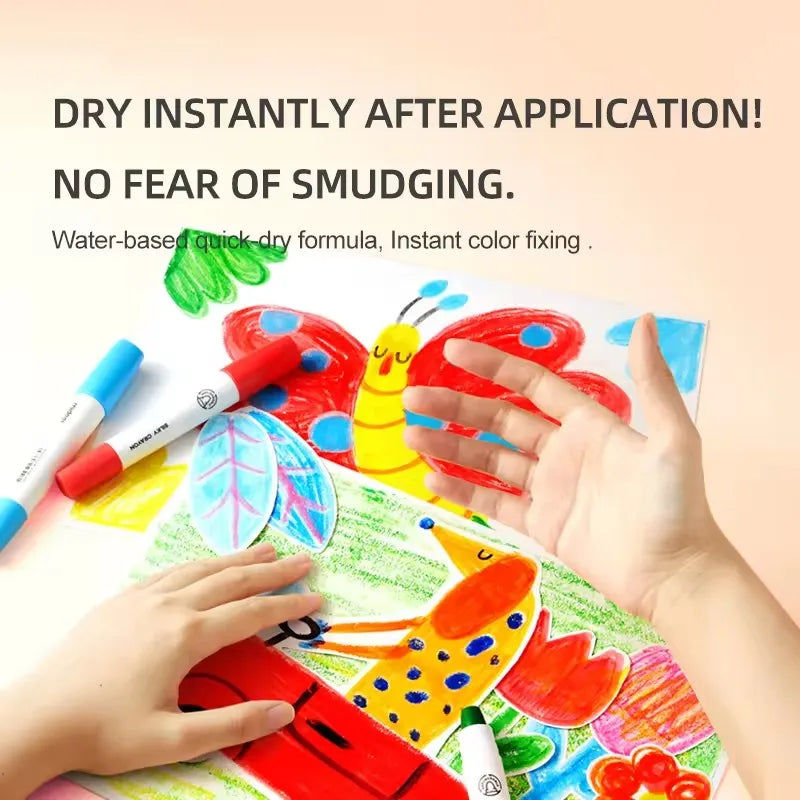 Washable Crayon Set for Kids – 6 to 36 Colors
