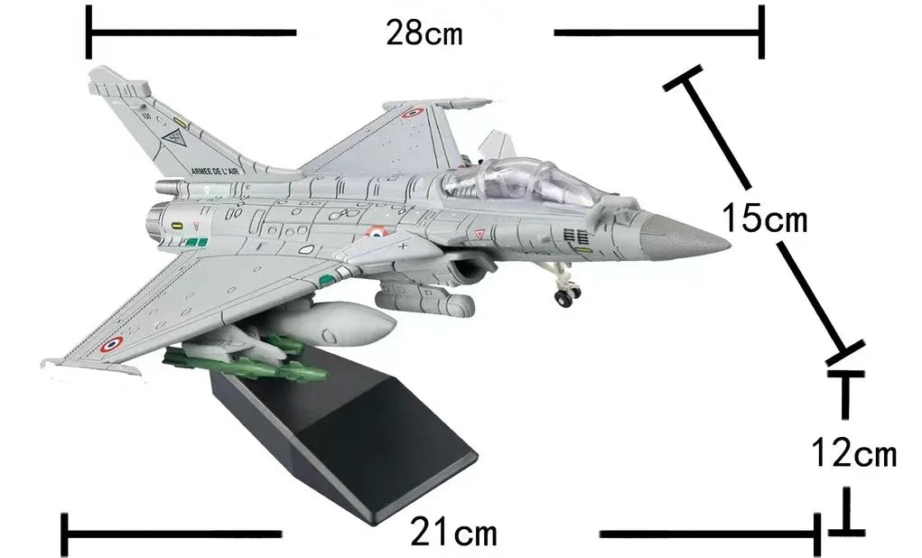 1:72 Scale Military Fighter Jet Model