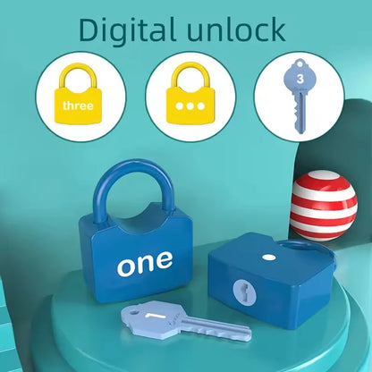 Alphabet and Number Learning Lock Set for Kids