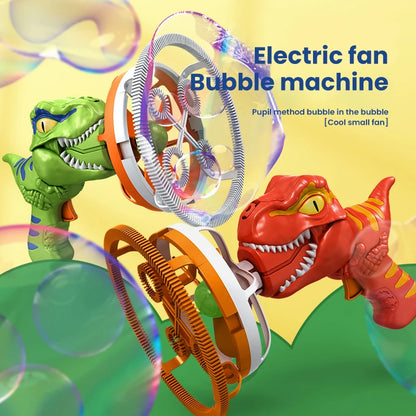 Dinosaur Automatic Bubble Gun for Kids