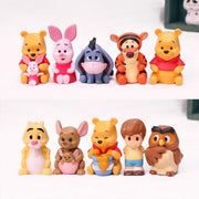 10 Piece Winnie the Pooh Character Figure Set
