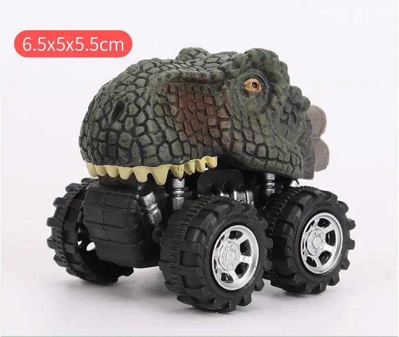 Dinosaur Pull Back Car Toy Set for Kids