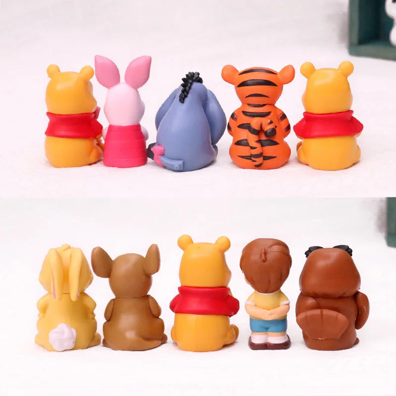 10 Piece Winnie the Pooh Character Figure Set