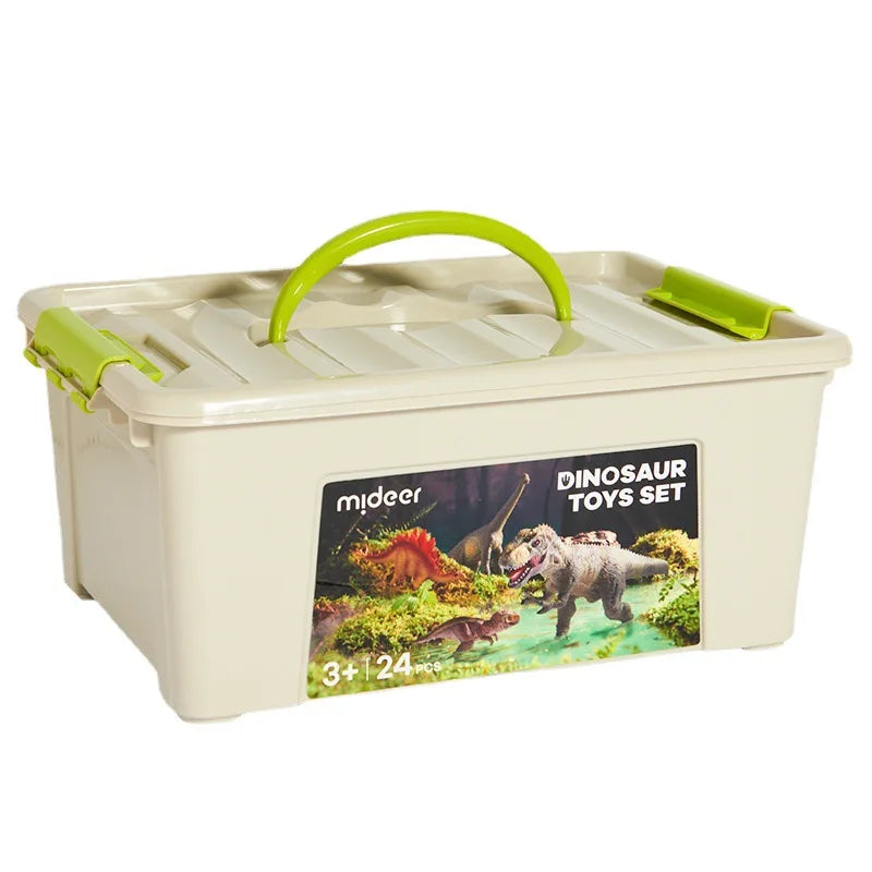 24 Piece Dinosaur Figure Play Set for Kids
