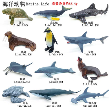 12 Piece Animal Figure Set
