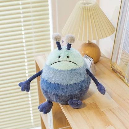 Blue Alien Plush Toy Pillow