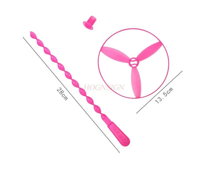 40 Piece Hand Push Flying Propeller Toy Set