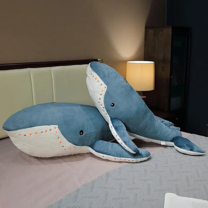 Large Shark and Whale Stuffed Plush Toy