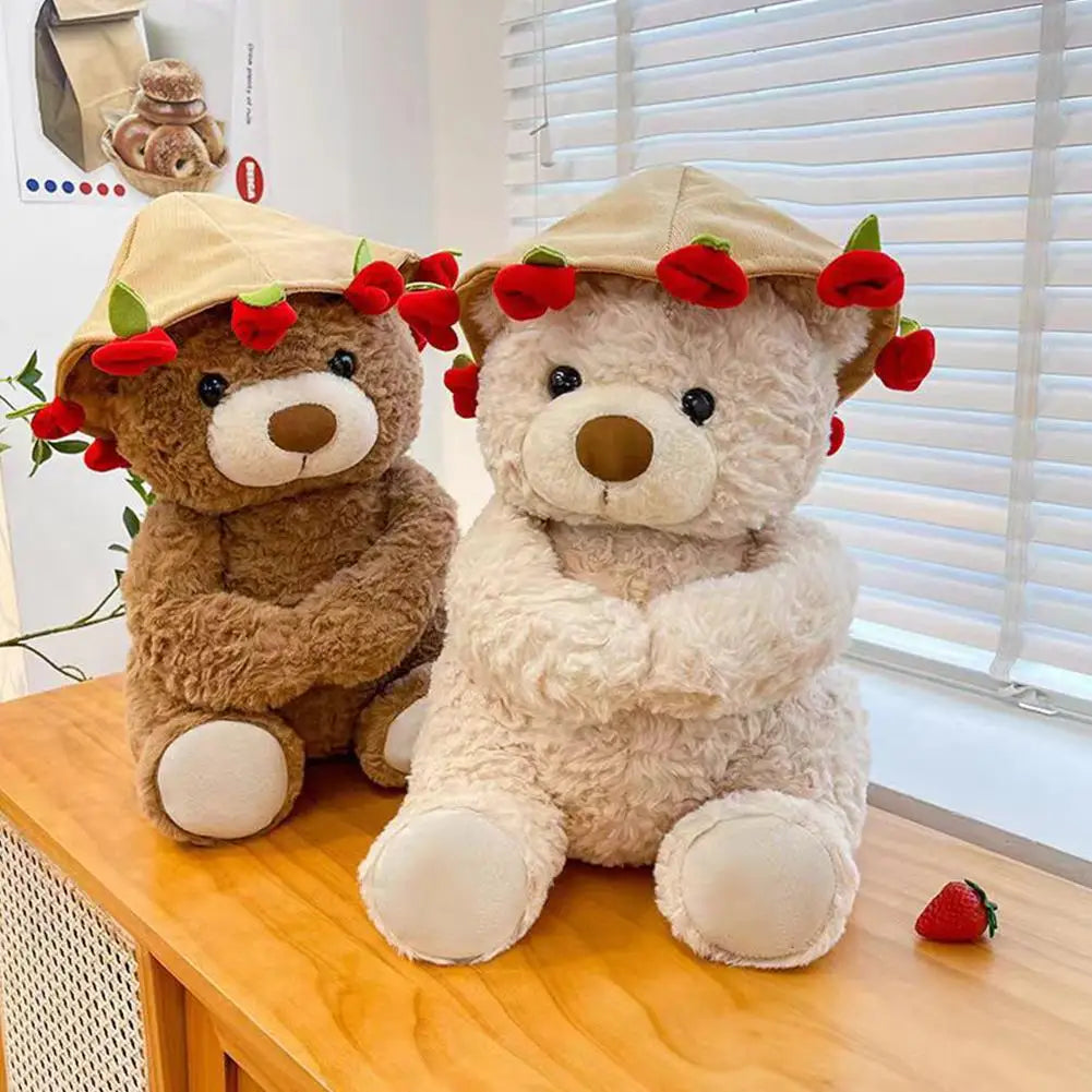 Rose Bouquet Teddy Bear Plush Toy