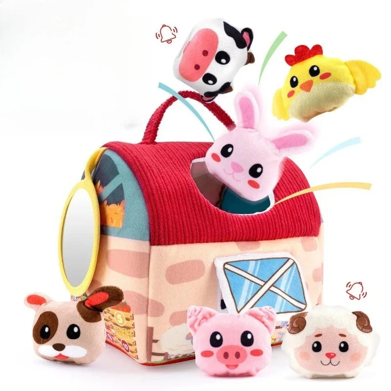 Soft Animal Hide and Seek Sensory Toy Set