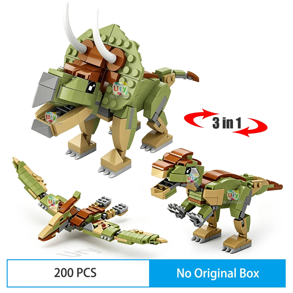 Dinosaur Model Building Block Set