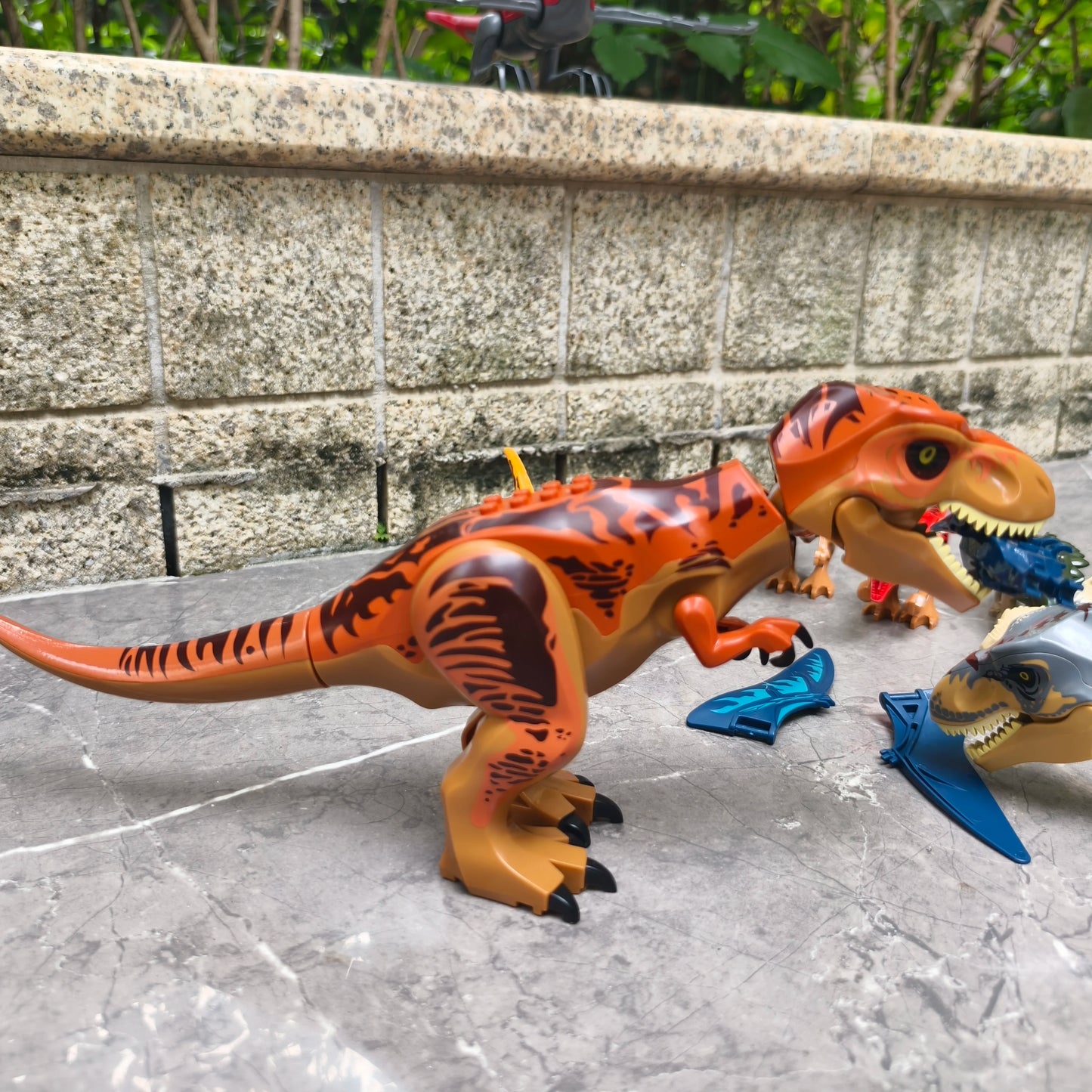 Tyrannosaurus Rex Dinosaur Building Block Model
