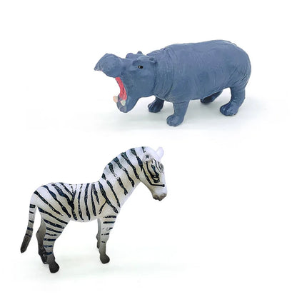 12 Piece Wild Animal Figure Set