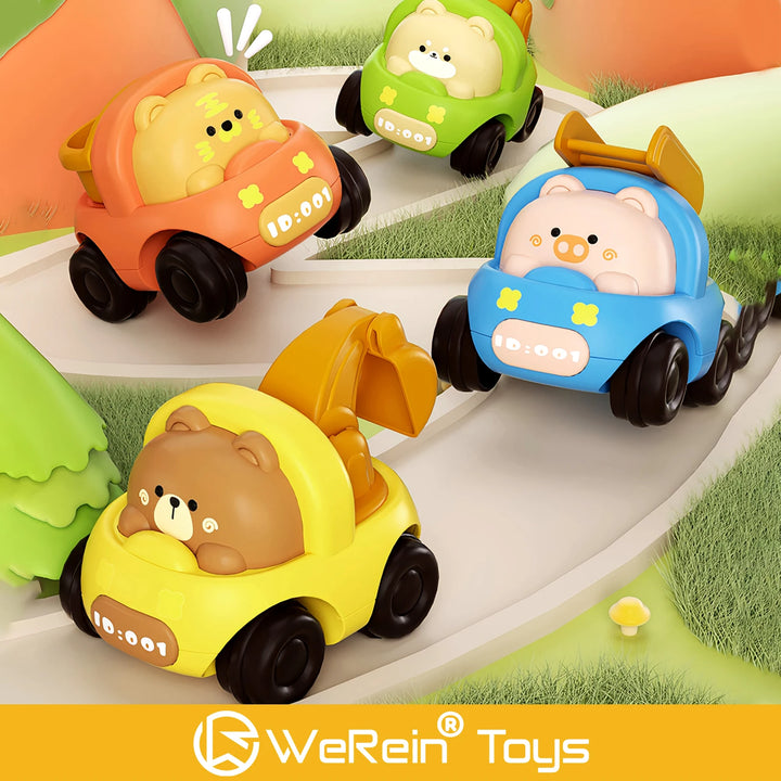 Animal Inertia Car Toy for Kids