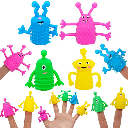 Stretchy Monster Finger Fidget Toy Set