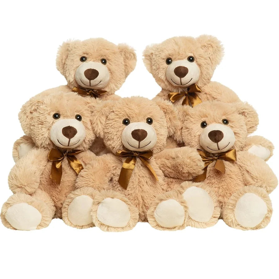 5 Piece Teddy Bear Plush Set