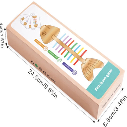 Wooden Fish Color Matching Balance Game for Kids