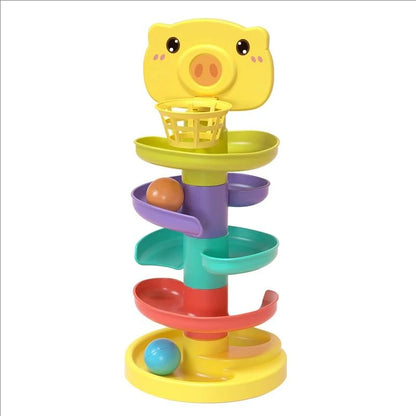 Rolling Ball Drop Tower Activity Toy