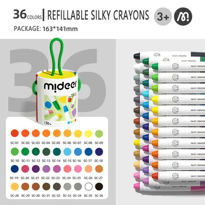 Washable Crayon Set for Kids – 6 to 36 Colors