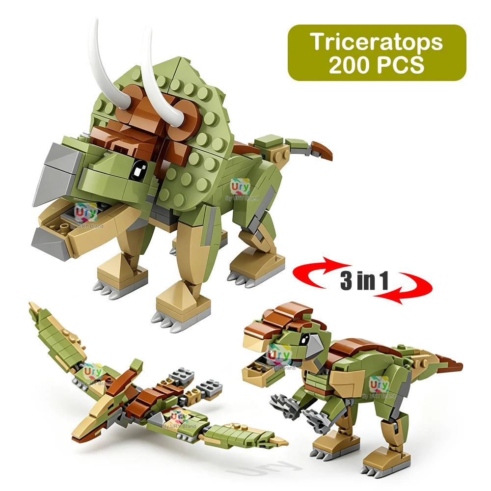 Dinosaur Model Building Block Set