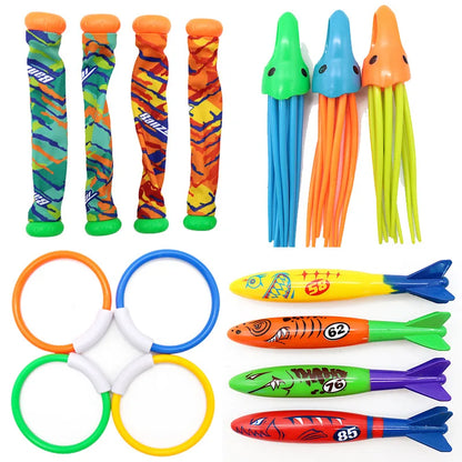 Colorful Pool Diving Toy Set for Kids