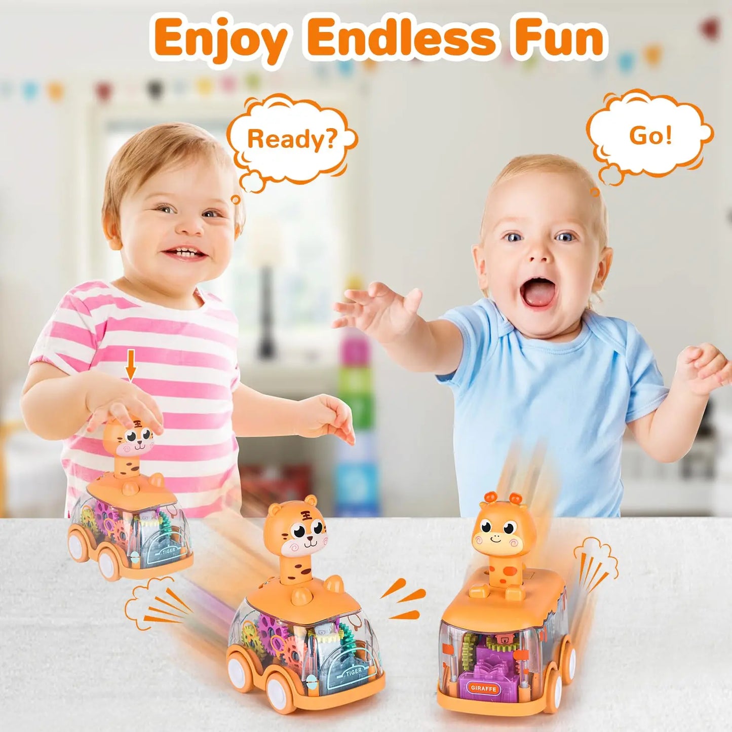 Press and Go Vehicle Toy Car for Kids