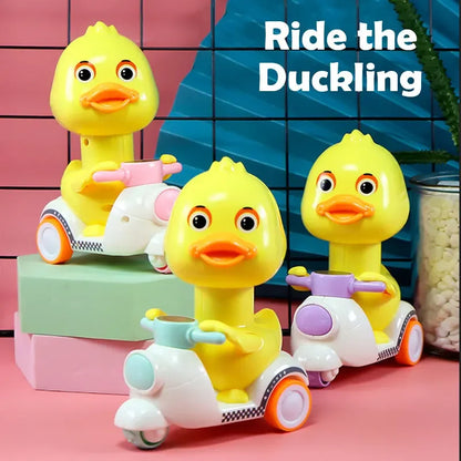Press and Go Duck Scooter Toy