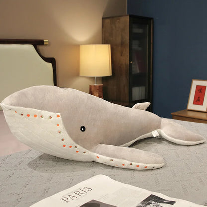 Large Shark and Whale Stuffed Plush Toy