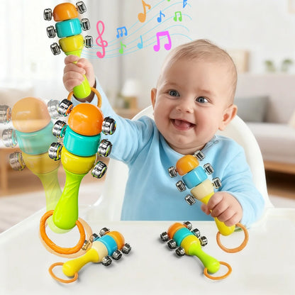 Baby Hand Bell Rattle Sensory Toy