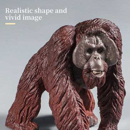 Realistic Orangutan Animal Figure