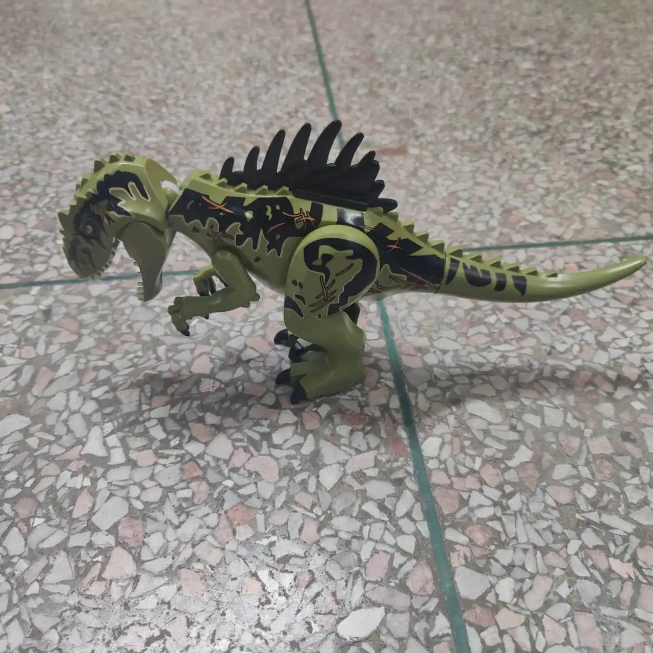 Predatory Dinosaur Building Block Model